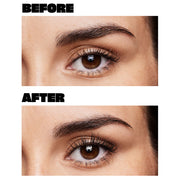 Close-up of a woman's eyes highlighting a